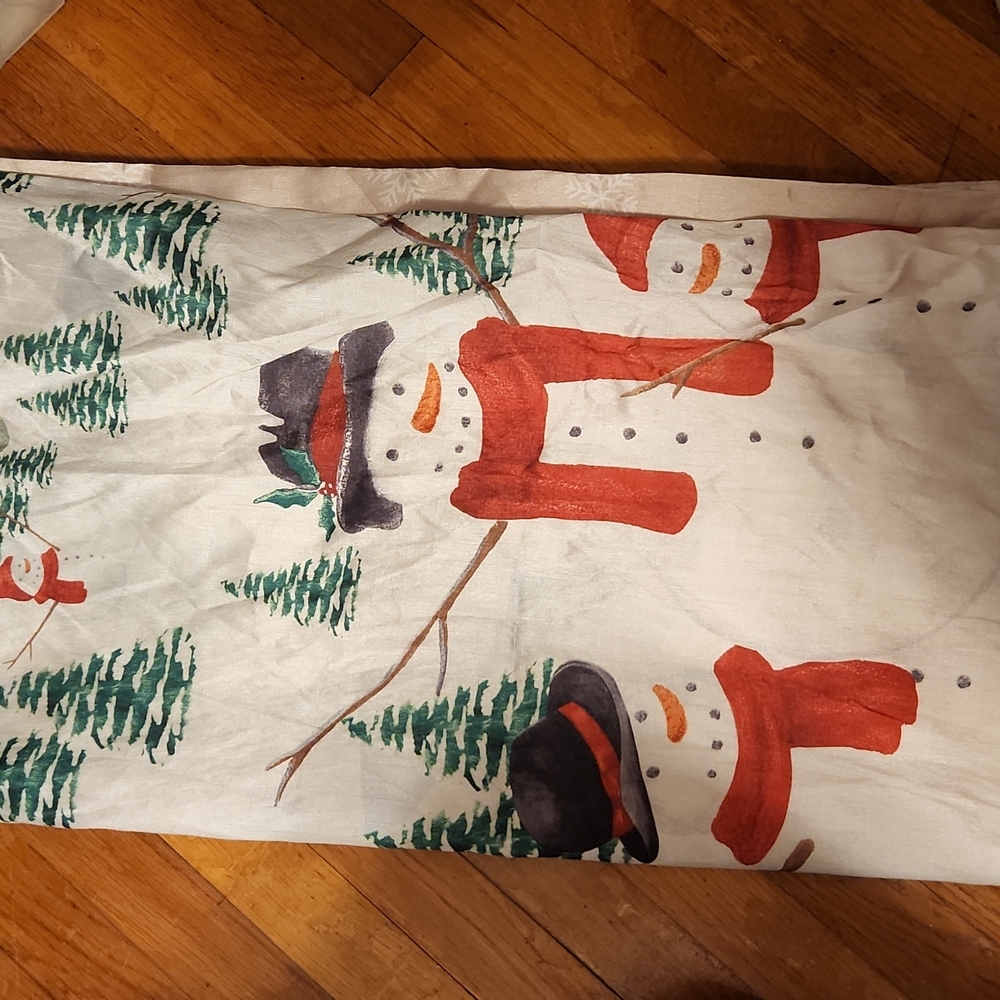 Christmas shower curtain